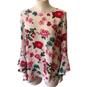 VINCE CAMUTO Floral Blouse Top